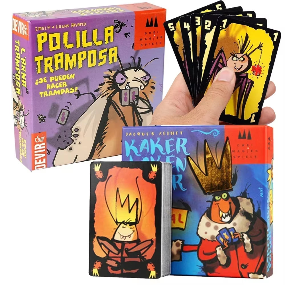 Mogel Motte Polilla Tramposa Card Game Devir-Game Moth Cheate /Royal Xiaoqiang Cheating Moth