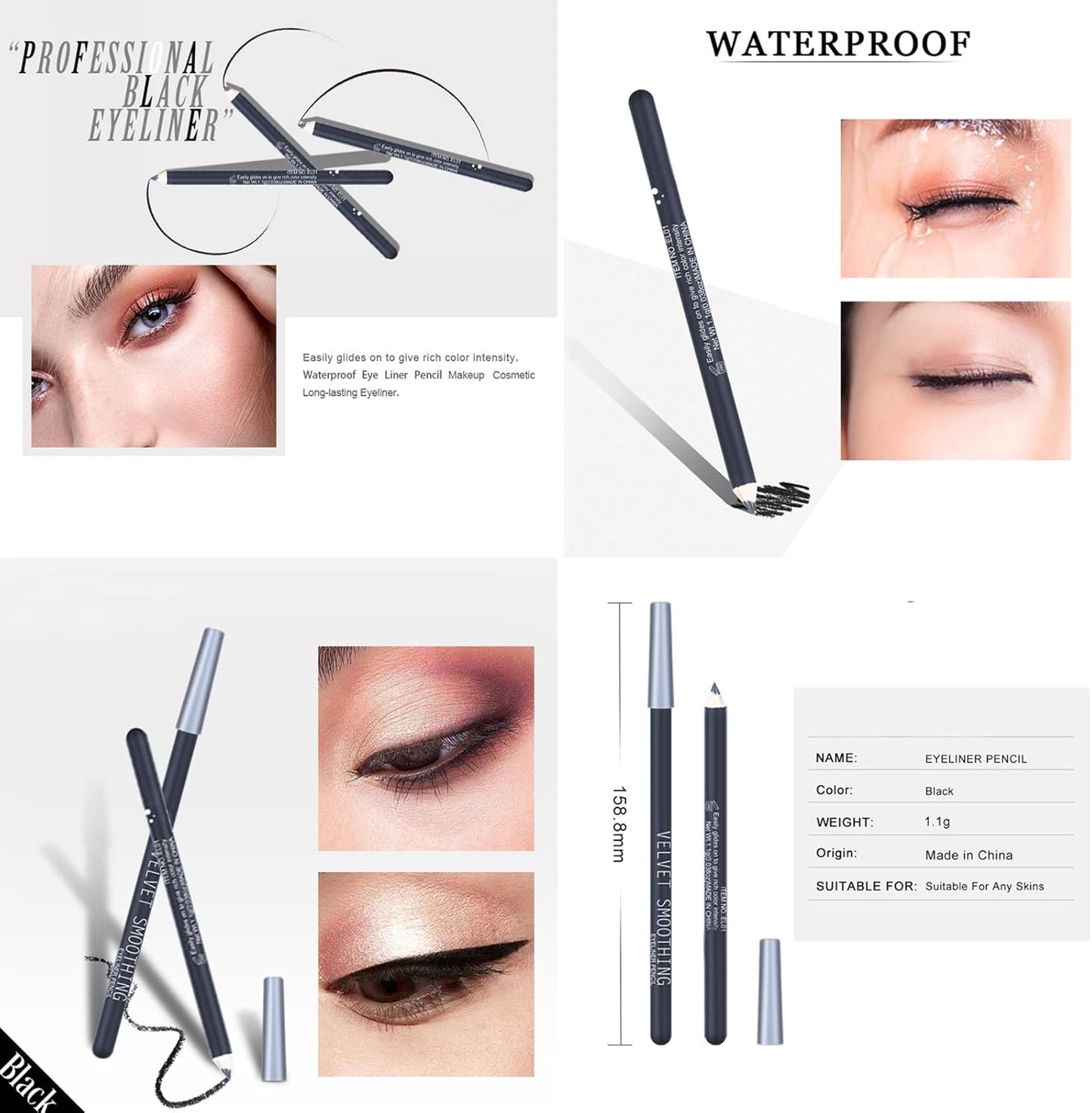 Kit De Maquillaje Mujer Completo Cosmética Set Para Ojos - Todo En Uno Juego De Maquillaje Regalo Para Mujer Con Paleta De Sombras De Ojos Lápiz Delineador Lápiz De Cejas Y Rímel #B