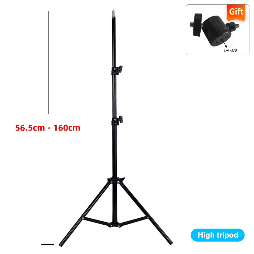 Projector Bracket Travel Tripod Speaker Stand Extendable 110Cm 160Cm Accessories Mount Ball Head for Laptop DSLR Camera Outdoor