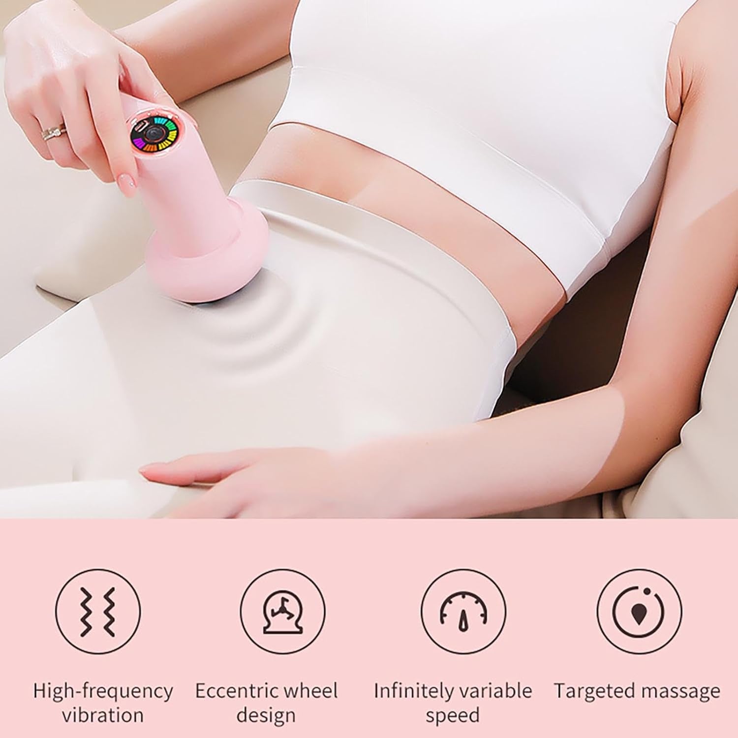 Masajeador De Celulitis,Masajeador Para Esculpir El Cuerpo | Masajeador De Tejido Profundo,Masajeador De Celulitis De Mano, Masajeador De Percusión Para Hombres Y Mujeres, Masajeador Eléctrico