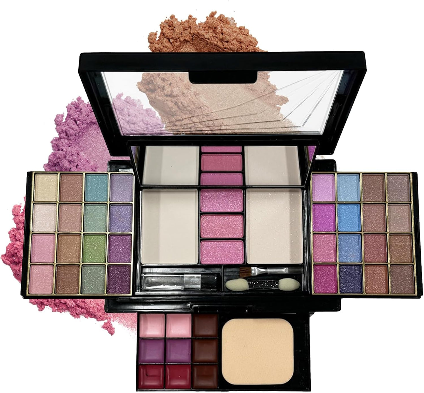 Maletin Maquillaje, Paleta De Maquillaje, Maquillaje Mujer, Estuche Maquillaje, Set Maquillaje Mujer, Fórmula De Larga Duración Y Fácil De Difuminar Estuche Maquillaje Mujer