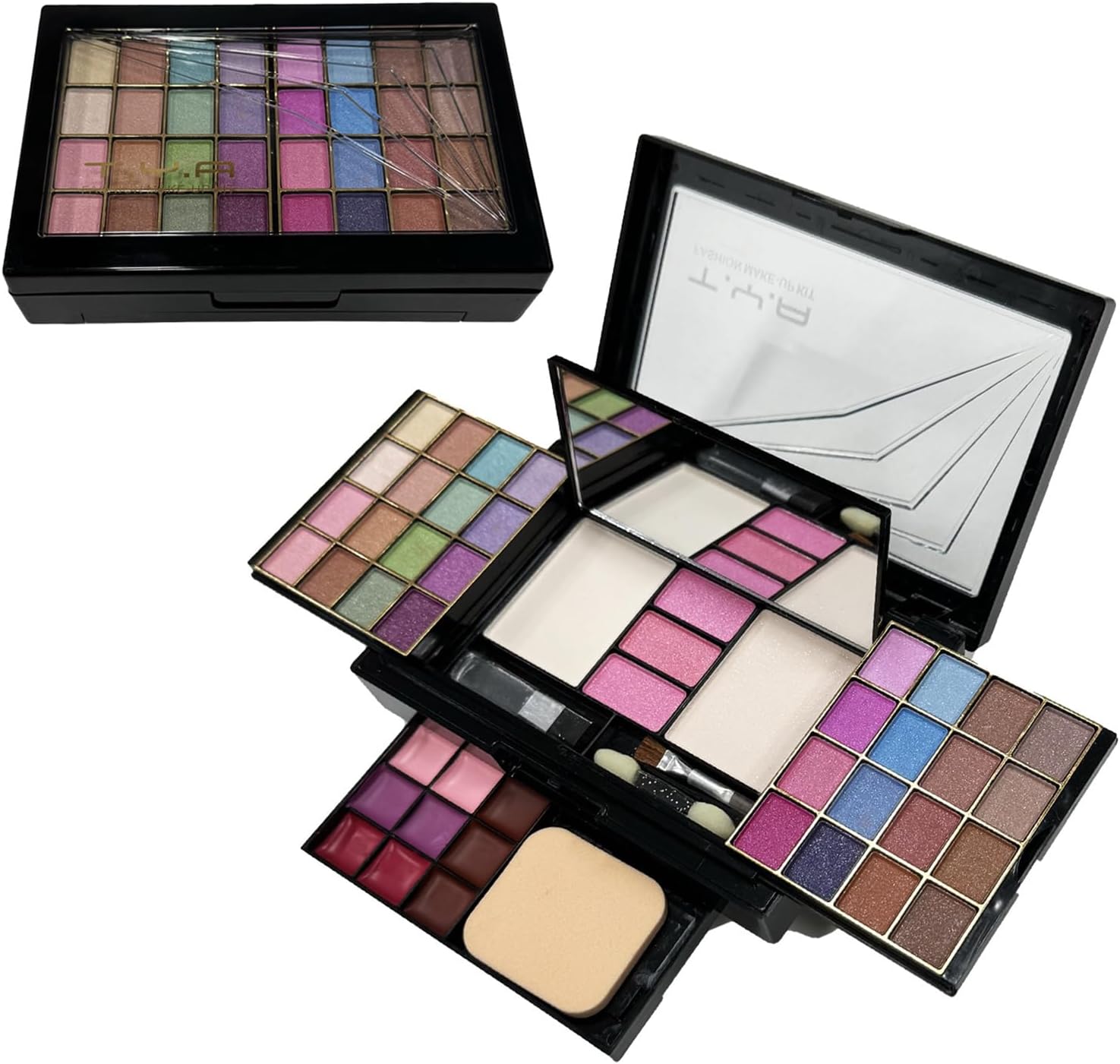 Maletin Maquillaje, Paleta De Maquillaje, Maquillaje Mujer, Estuche Maquillaje, Set Maquillaje Mujer, Fórmula De Larga Duración Y Fácil De Difuminar Estuche Maquillaje Mujer