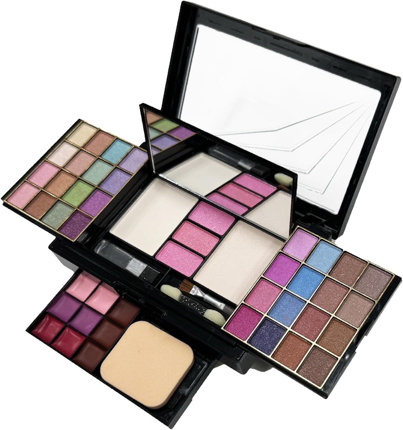 Maletin Maquillaje, Paleta De Maquillaje, Maquillaje Mujer, Estuche Maquillaje, Set Maquillaje Mujer, Fórmula De Larga Duración Y Fácil De Difuminar Estuche Maquillaje Mujer