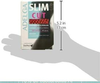SLIMCUT  84, Pastillas Para Quitar El Hambre, Quemagrasas Potente Para Adelgazar, Control De Apetito, Sin Gluten, Apto Para Diabéticos, Suplemento Alimenticio Para Pérdida De Peso.