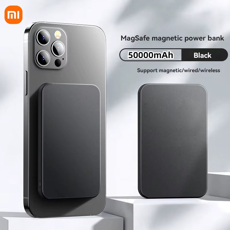 Xiaomi Power Bank 50000Mah Magnetic Power Bank Fast Charging Wireless Charging Mobile Phone External Battery for Samsung Iphone