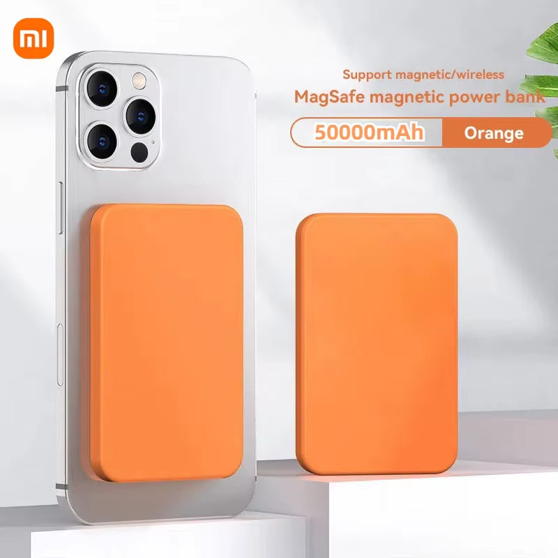 Xiaomi Power Bank 50000Mah Magnetic Power Bank Fast Charging Wireless Charging Mobile Phone External Battery for Samsung Iphone