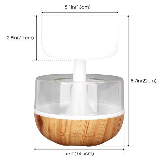 Mini humidificador de aire USB, difusor de aroma eléctrico, purificador de aceites esenciales, generador de niebla de aromaterapia, luces para coche, hogar y dormitorio.