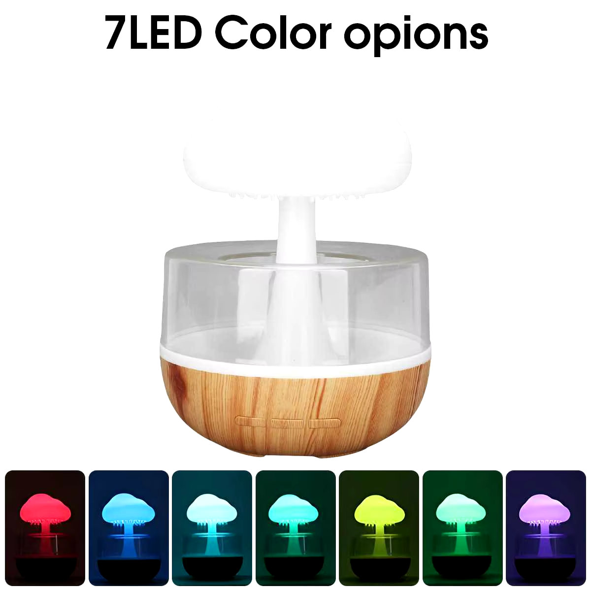 Mini Air Humidifier USB Electric Aroma Diffuser Essential Oil Purifier Aromatherapy Mist Maker Lights for Car Home Bedroom