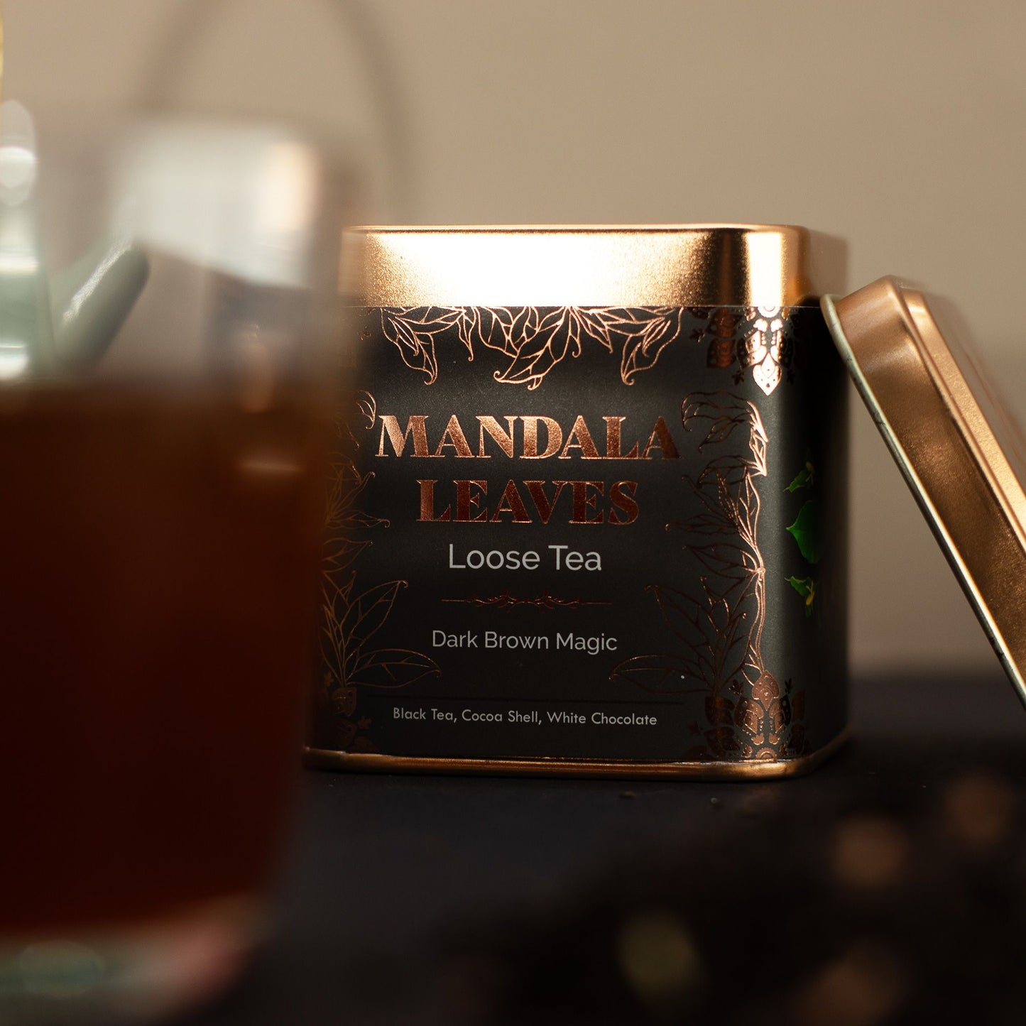 Té Artesanal Magia Marrón Oscuro - 50gr Lata