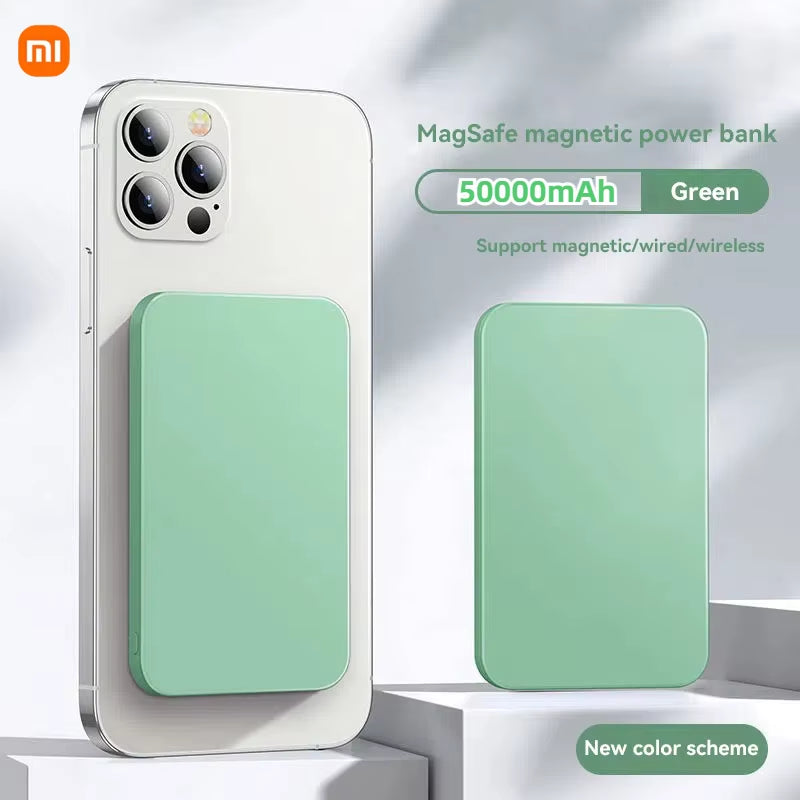 Xiaomi Power Bank 50000Mah Magnetic Power Bank Fast Charging Wireless Charging Mobile Phone External Battery for Samsung Iphone