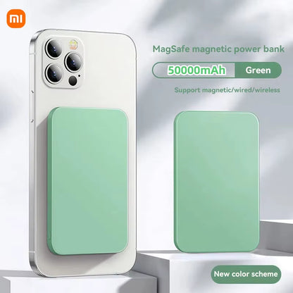 Xiaomi Power Bank 50000Mah Magnetic Power Bank Fast Charging Wireless Charging Mobile Phone External Battery for Samsung Iphone